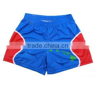 cheap team race sublimation polyester American football shorts