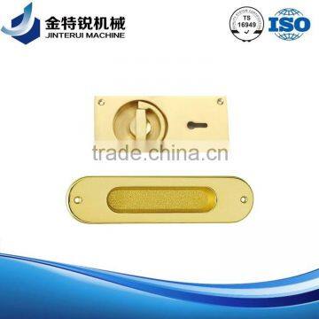 CNC machining copper lock handle