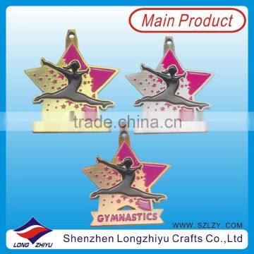 Custom metal gymnasium medal gold silver bronze sports medals manufacturer in China