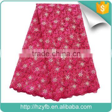 2016 Wholesale Swiss Embroidery French Net Lace Fancy New Design Little Flower French Bridal Lace photo-4