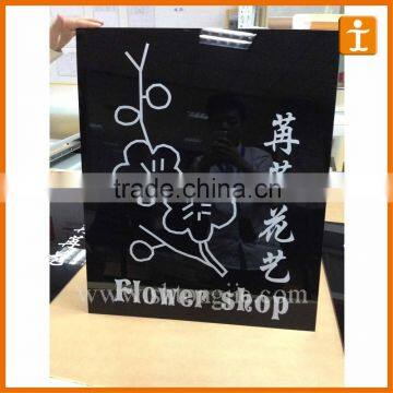 Widely Used Black Base Beautiful Advertising Acrylic Sheet Board