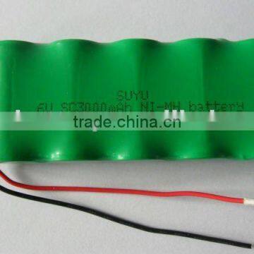 NI-MH SC 3000mAh emergency lighting battery pack