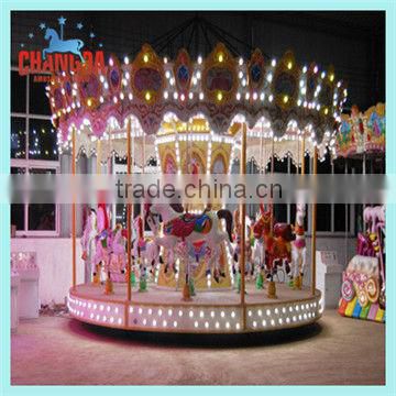 Used amusement park ride carousel, rotating rides carousel for sale