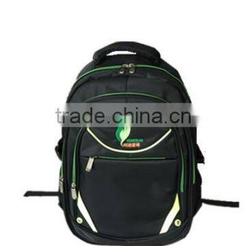 Soft PVC fabric school / leisure backpack with push buttom for university students