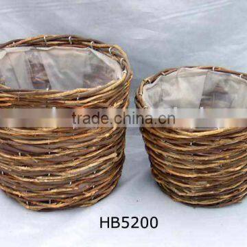 Wicker Flower Basket