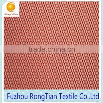 Factory price 50d polyester four angular mesh fabric for clothing