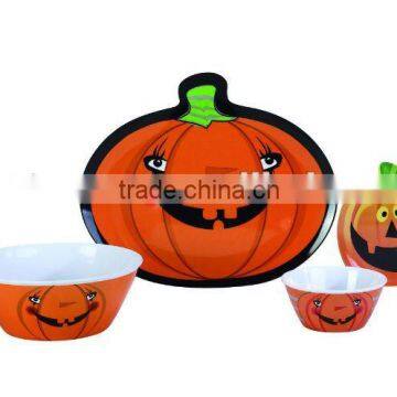 Halloween Round melamine Bowl and plate sets