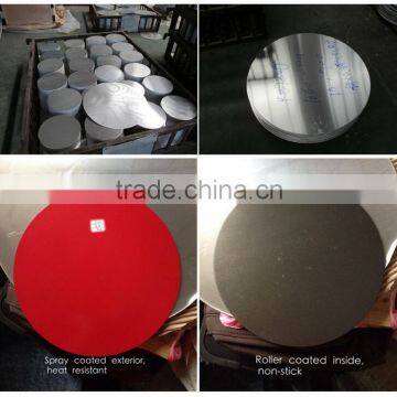 China Hot rolled aluminum circle/disc/induction base aluminum circles for cooker/pan