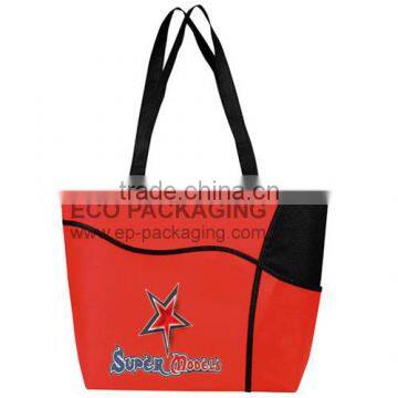 Custom Women Nonwoven Shopping Bag With Side Pocket photo-4