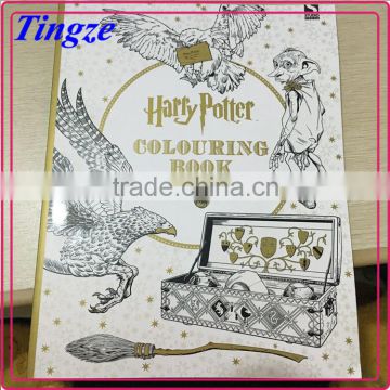 2016 Wholesale new arrive hand-painted secret garden series harry potter adult coloring books