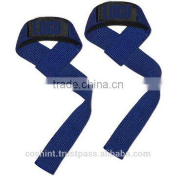 Ci-2507-04 Hand Wrist Bar Straps In Blue Color , Weight Lifting Training Gym Hand Bar Wrist Support Gloves Blue