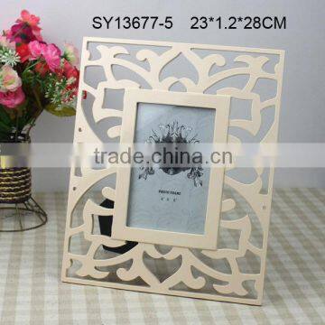 4x6 laser cut newly simple design resin picture photo frame