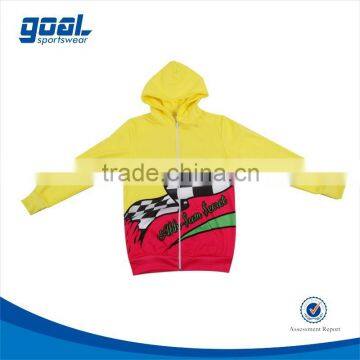 Top Quality Sublimated Custom Made Racing Fleece Hoodie