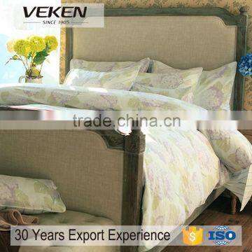 veken products 10 years export experience popular 400TC 60S*60S 70%bamboo fiber pink bedding linens