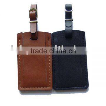 13106-1 Leather Luggage Tag