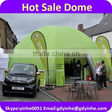 2016 green inflatable tent large outdoor inflatable event dome tent                        
                                                Quality Choice