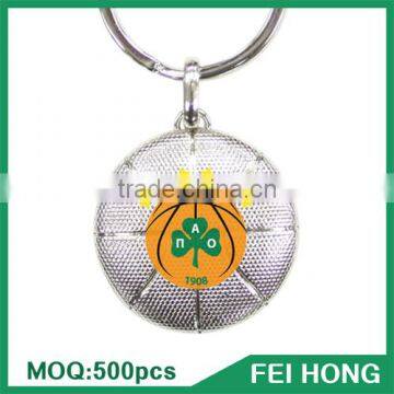 China Supplier Blank t Shirt Basketball Advertising Printed Metal Key Holder