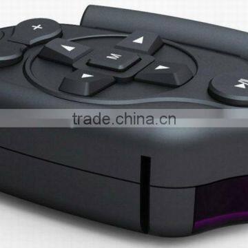 Universal steering wheel remote IR or RF