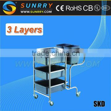 Good Quality Food Service Trolley Prices Round Hotel Laundry And Cleaning Equipment                        
                                                Quality Choice