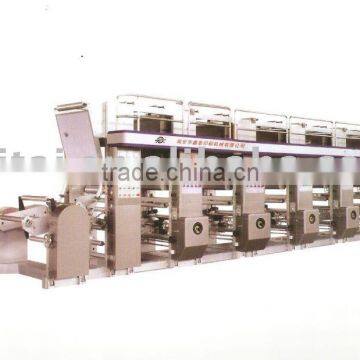 Rotogravure color printing machine