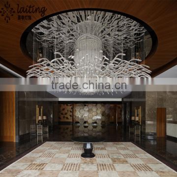 modern hotel lobby chandelier light