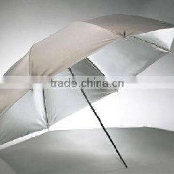 white & silver reflect umbrella(single layer)