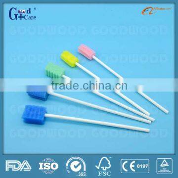 disposable oral care sponge swab