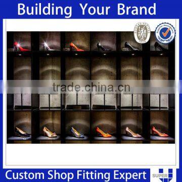 Footwear Display Showcase for Shopping Center