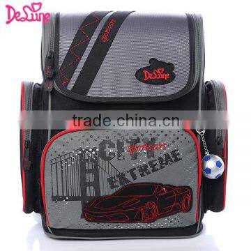 Kids fashion school bags for boys cars school backpack