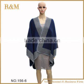 Latest arrival custom design winter plaid shawl from China workshop