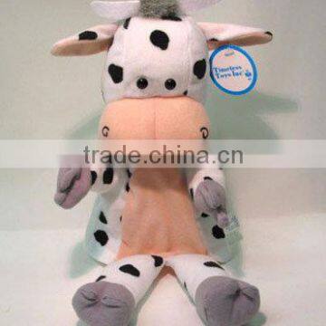 13" Plush Cow Hand Puppet