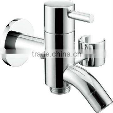 wall mounted single cold brass kitchen bibcock with hand shower holder,single cold tap, single lever kitchen mixer, spigot