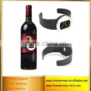 Watch style LCD Digital Wine Thermometer,Watch style digital wine thermometer