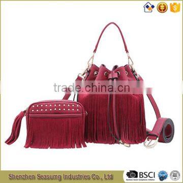 Fashion Designed PU Fringe Suede PU Crossbody Bag