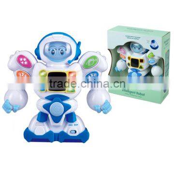 English and Spanish Battery Operated Kids Robot Toys With Light and Music photo-2