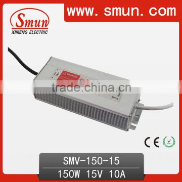 AC/DC LED Waterproof Single Output 150W 15V LED Driver