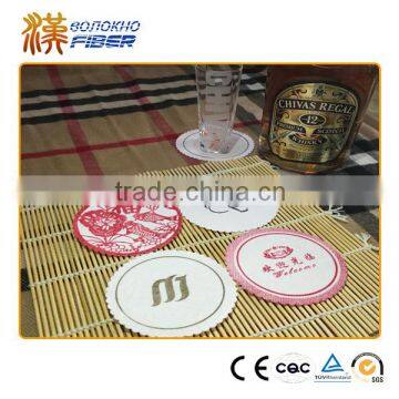 Custom printed absorbent cup paper coaster