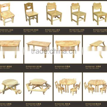 Kaiqi Group Kindergarten Classroom Furniture KAIQI wooden table & chairs