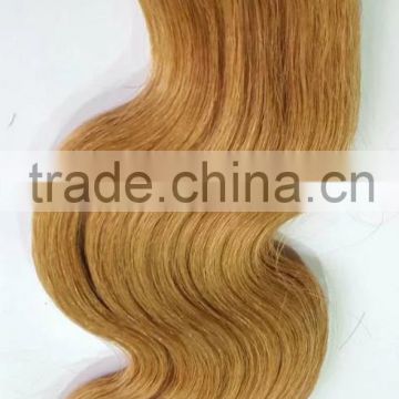 pu skin weft body wave