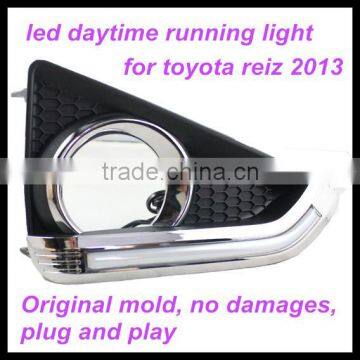 For TOYOTA REIZ 2013 LED DRL HEAD LIGHT FOG LAMP Lighting LED 12V 12W LED Daytime Running Lights