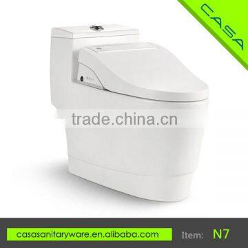 Smart toilet elongated rear cleansing one piece toilets with built-in bidet                        
                                                Quality Choice