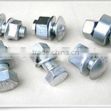 Metal Galvanized Highway Guardrail Bolt and Nut