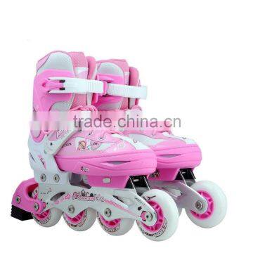 ACTION brand Inline Skate PW-151D Roller Skates Shoes for Adults Flashing Roller Sport Shoes Girls Shoes