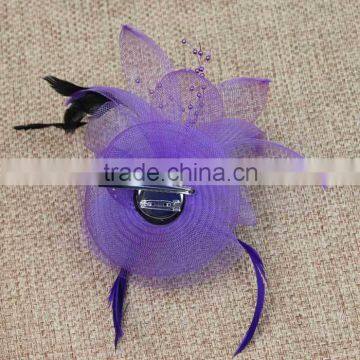 Hair Clips Lady Girls Kids Hat Fascinator Feather Nice Lovely Hair Accessories Decor photo-2