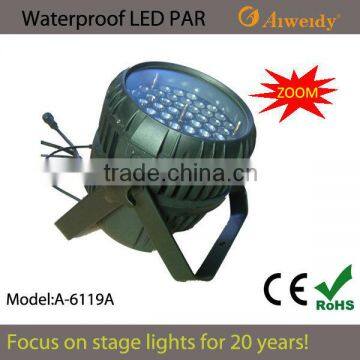 OUTDOOR 54x3 watt LED RGBW IP65 ( 4in1) par light with zoom