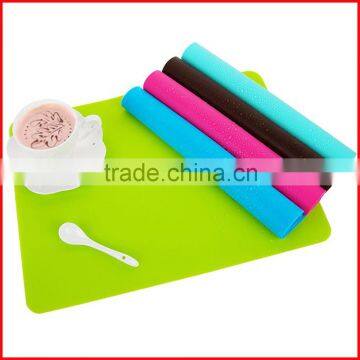 Colorful anti slip flexible cutting mat set/cutting board set