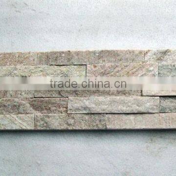 Cultured gold grain quartz brick veneer stone veneer cladding