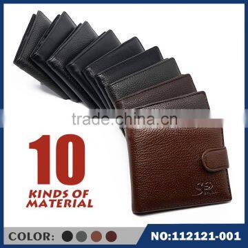 Genuine Manufacturer! Many Material of Optional Leather Men Wallet
