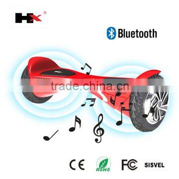 HX UL2272 Cheap 2 Wheels Self Balancing Scooter Samsung Battery With Colorful LED and Bluetooth Speaker photo-4