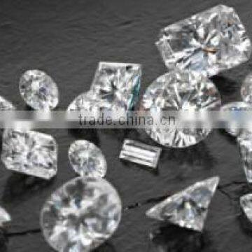 loose moissanite gem fancy shapes from cutting and polishing factory